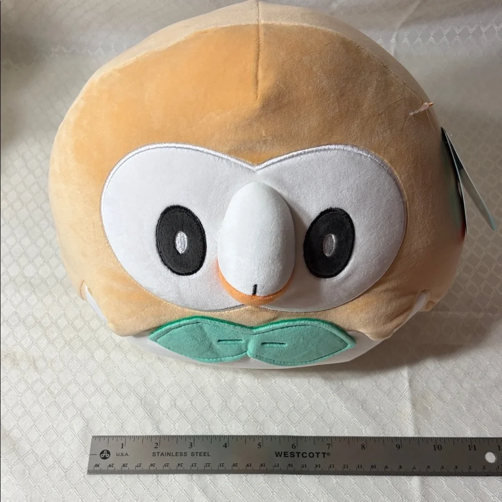 Plush Bird Toy - Tan and White